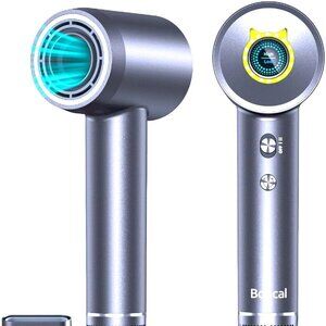 High Speed Ionic Hair Dryer Fast Dry Black NEW IN BOX Magnetic Nozzle BRUSHLESS